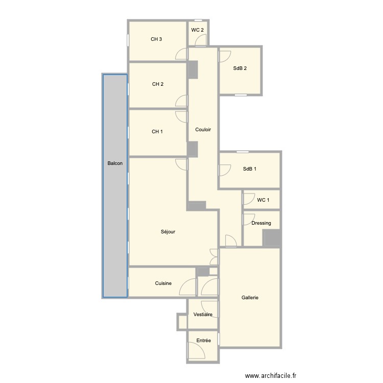 55 peireire. Plan de 0 pièce et 0 m2