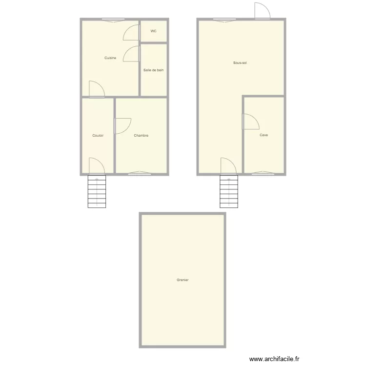 Croquis BRAUER Arri&egrave;re. Plan de 