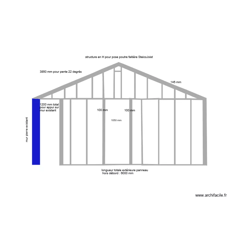 maison poggio mur refend. Plan de maison poggio mur refend. Plan de