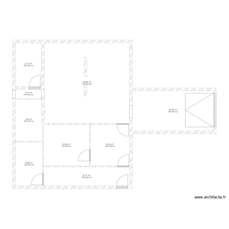 chantier clairval. Plan de 