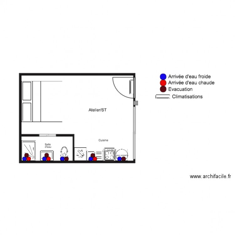 Villa madeleine atelier ST Plomberie. Plan de 0 pièce et 0 m2