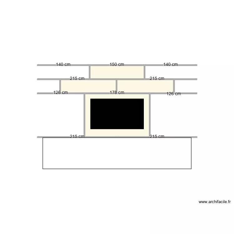 bibliotheque steph. Plan de 