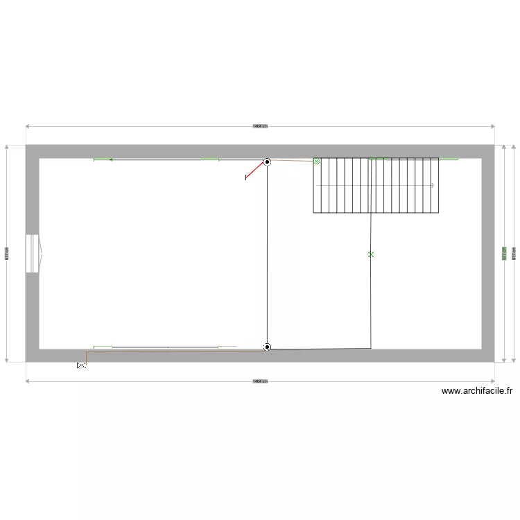Garage. Plan de 
