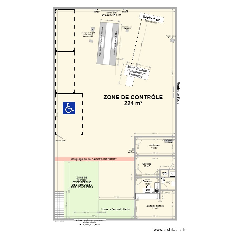 CCT VL WATTRELOS AUTOSECUR. Plan de 7 pièces et 369 m2