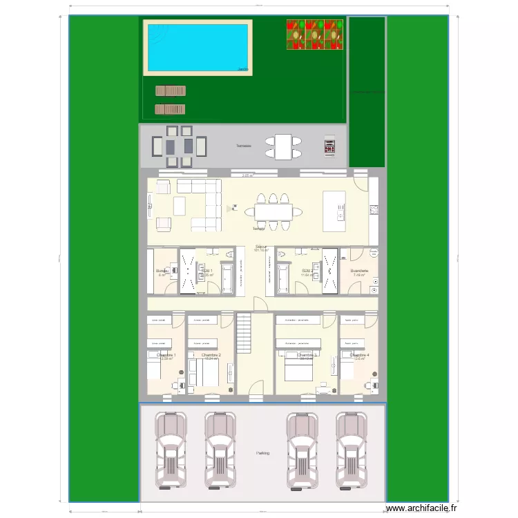 Rez Nvlle construction FRESOH. Plan de 