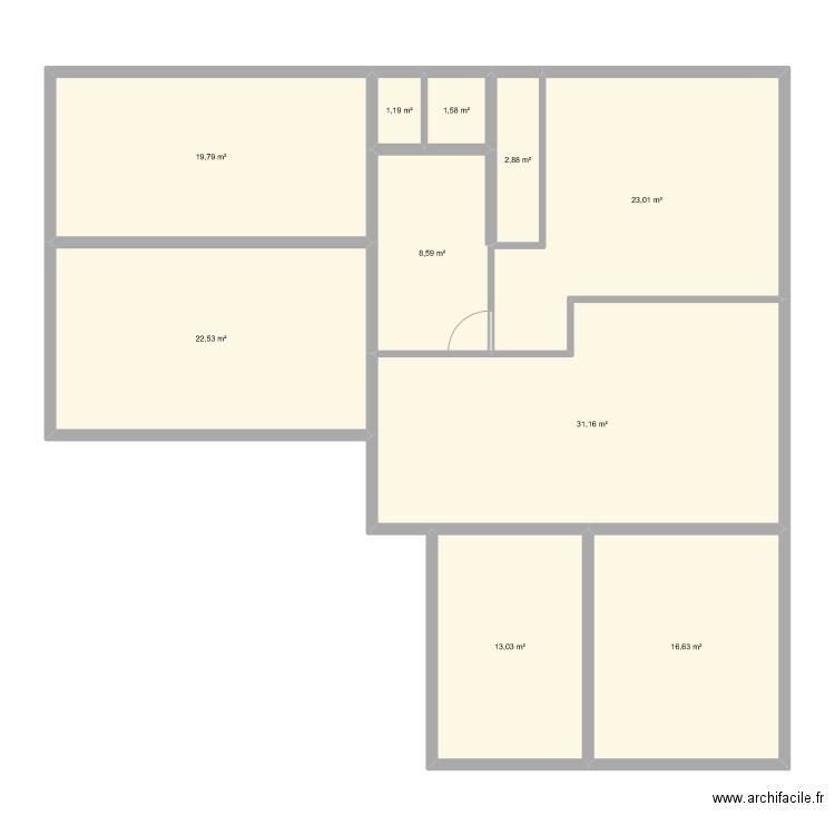 LINET. Plan de 0 pièce et 0 m2