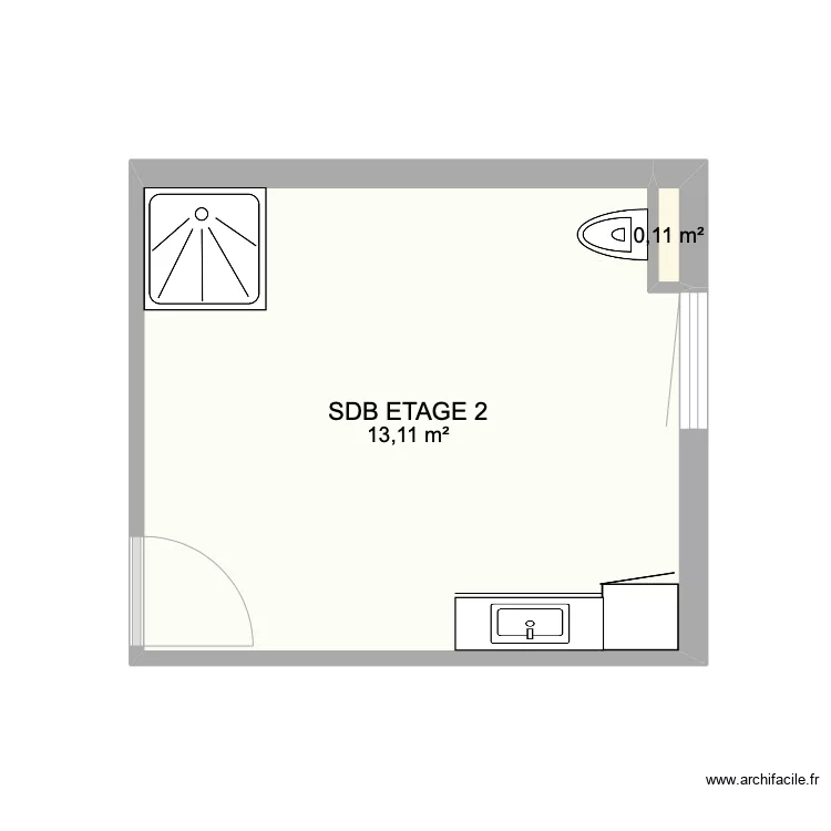 Appartement Sylvain. Plan de 