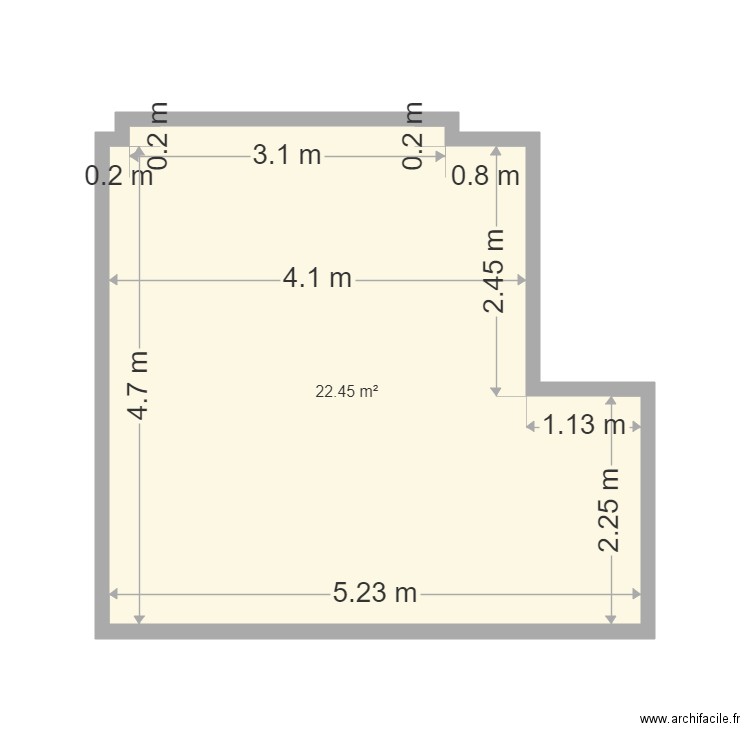 Felice Terrasse. Plan de 0 pièce et 0 m2