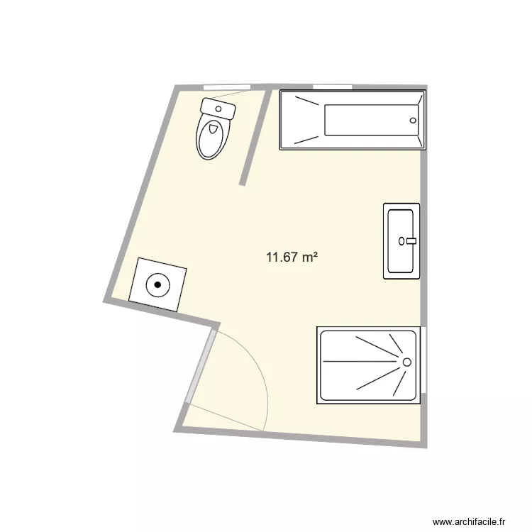 SdB Barbara Ben 2. Plan de SdB Barbara Ben 2. Plan de