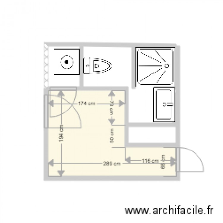 entrée AS essai 3. Plan de 0 pièce et 0 m2