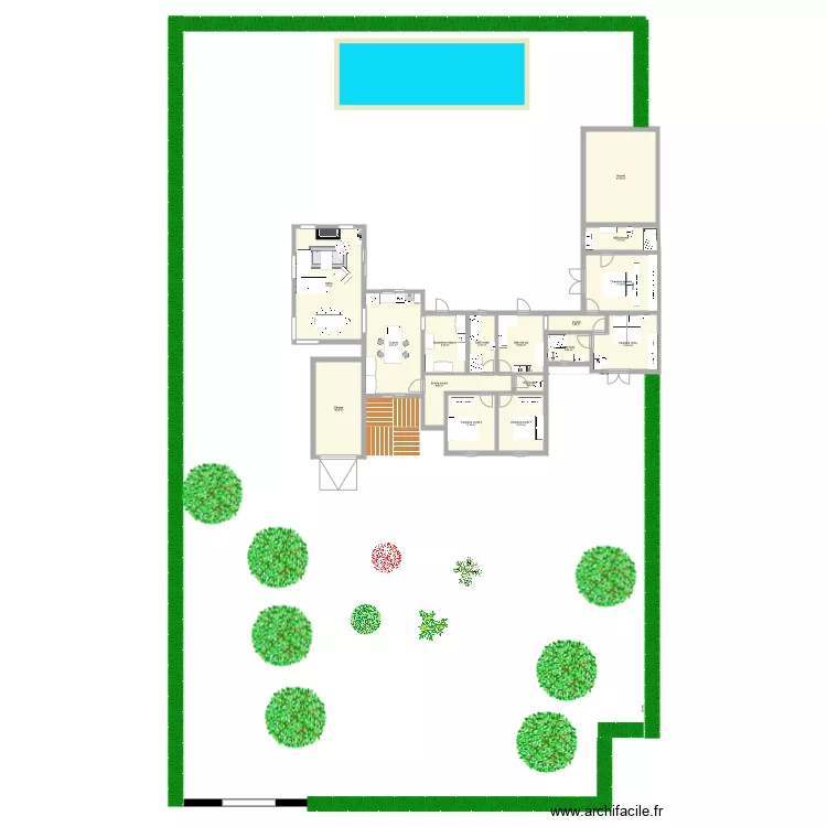 10 pieces de loix V4 salon detache. Plan de 