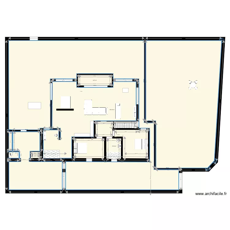 etage futur final. Plan de 