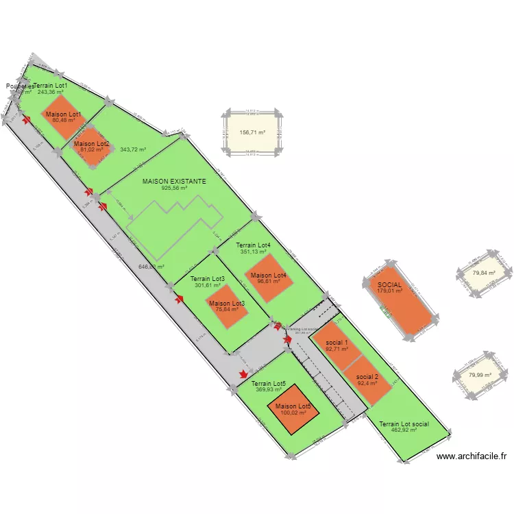 815 Rte Pibrac Mondonville dernier plan 100521. Plan de 