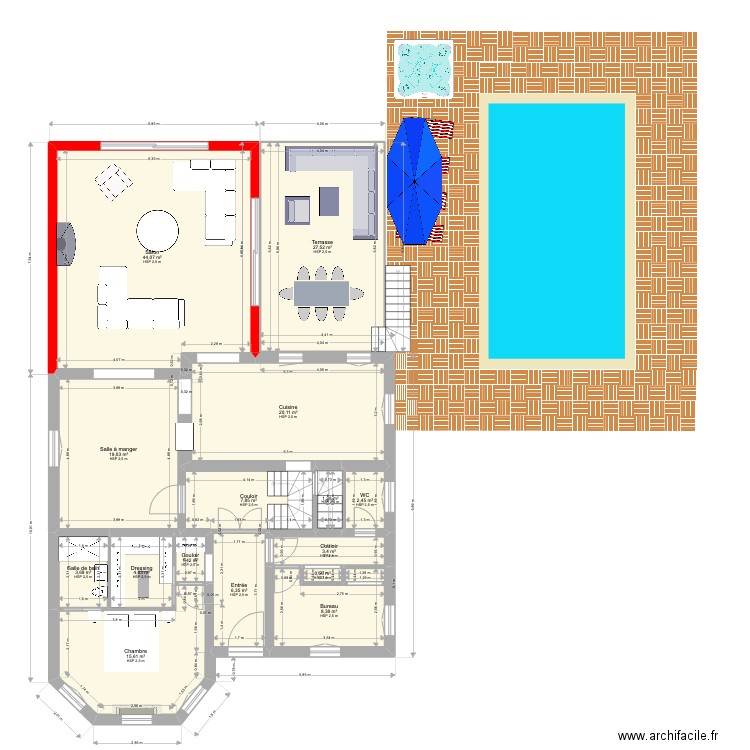 RDC OISEME projet 4. Plan de 0 pièce et 0 m2