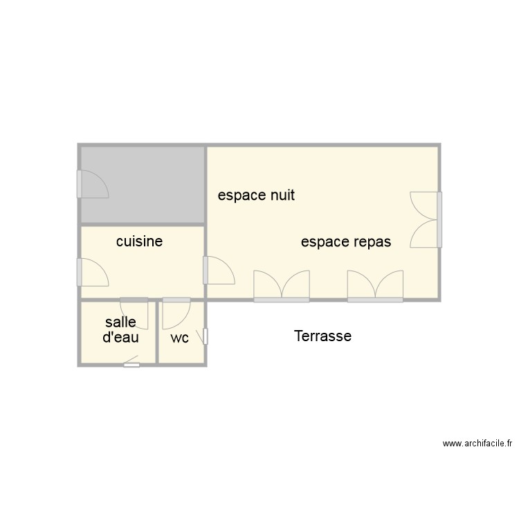 1300 Barrieux. Plan de 0 pièce et 0 m2