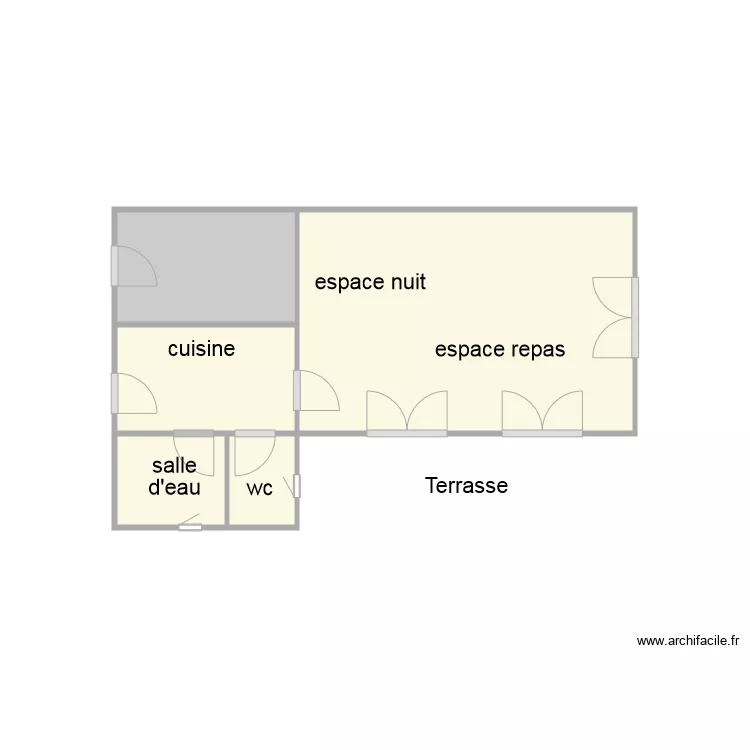 1300 Barrieux. Plan de 