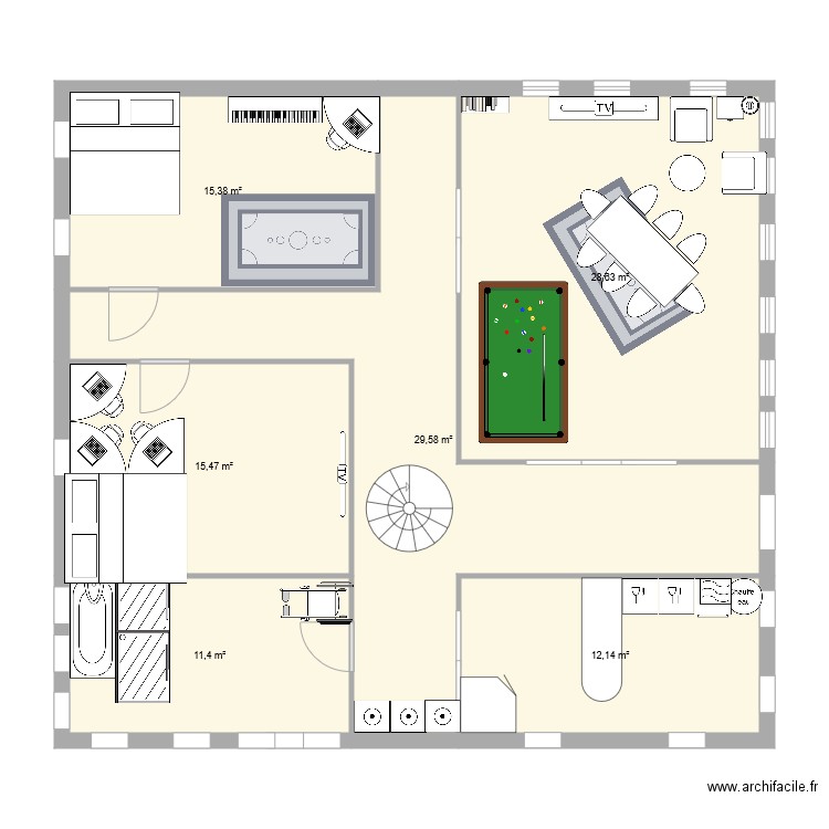 archifacilemaxence . Plan de 0 pièce et 0 m2