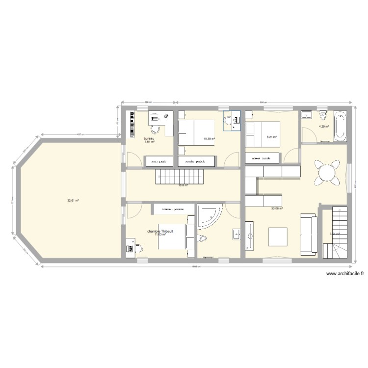 maison . Plan de 0 pièce et 0 m2