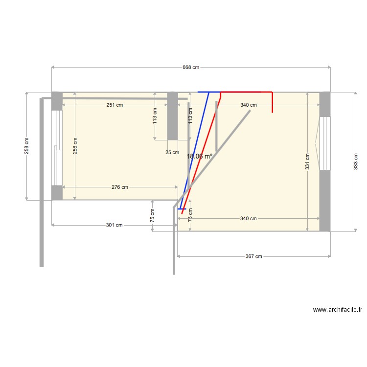 Achille plomberie 01. Plan de 0 pièce et 0 m2