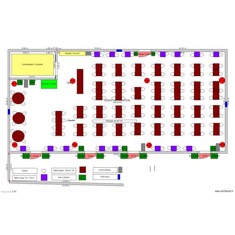 PLAN ESPACE RESTO FES SHORE COULEUR 5   . Plan de 