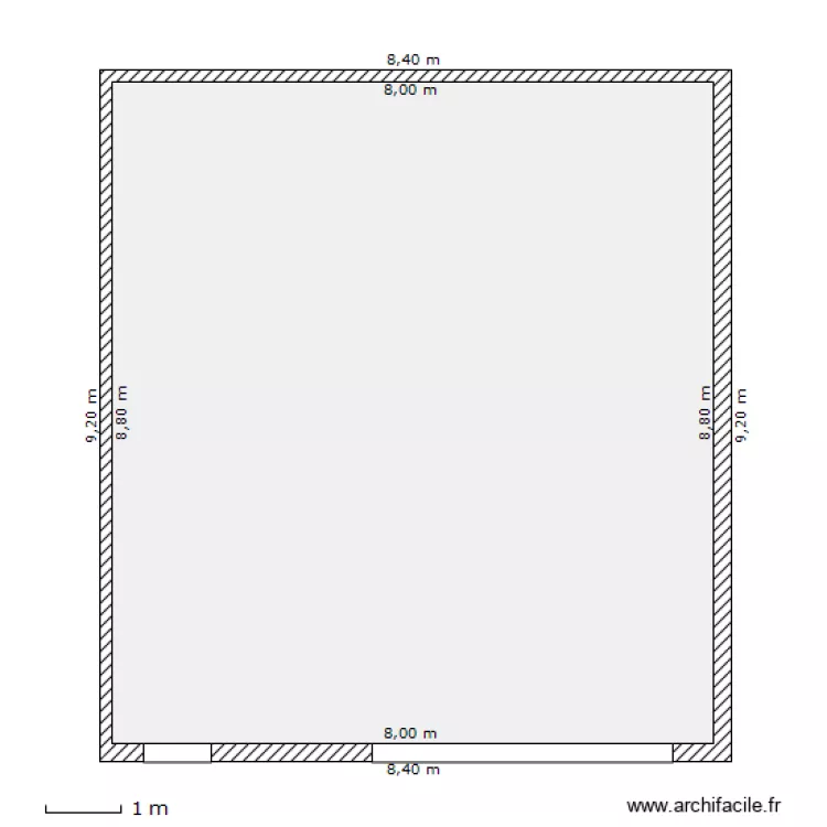Locale Magasin Chatillon en Michaille . Plan de 