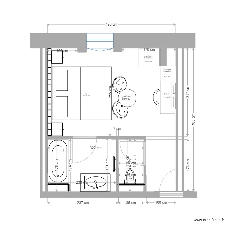 COMBLES CHAMBRE 26. Plan de 0 pièce et 0 m2