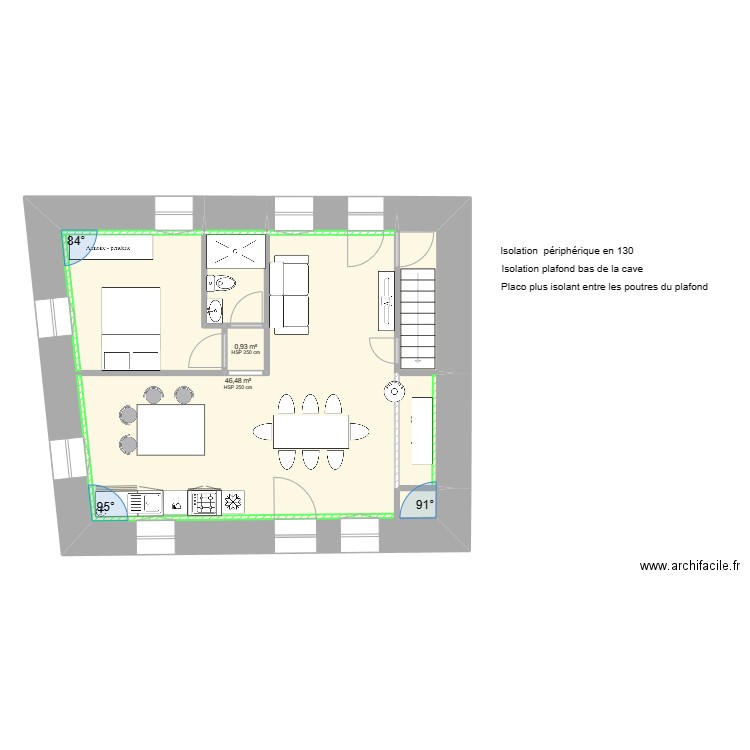 MERGNAT RDC Nouveau. Plan de 0 pièce et 0 m2