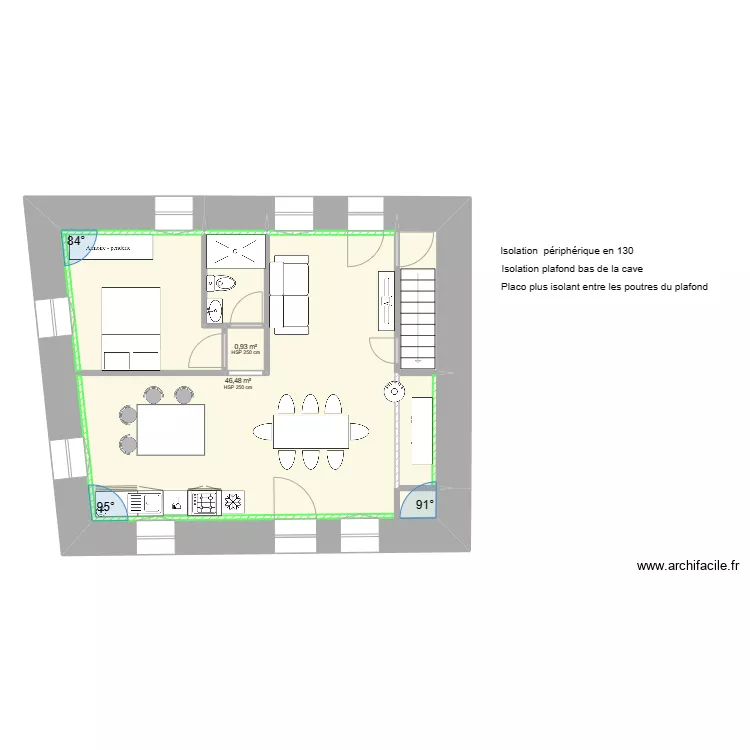 MERGNAT RDC Nouveau. Plan de MERGNAT RDC Nouveau. Plan de