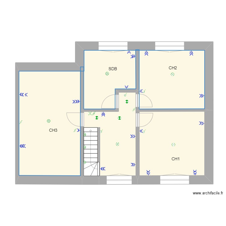Etage FRED. Plan de 0 pièce et 0 m2
