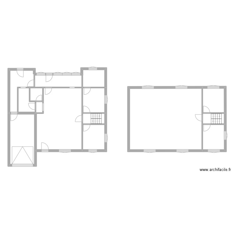 DUTRIEUX. Plan de 14 pièces et 167 m2