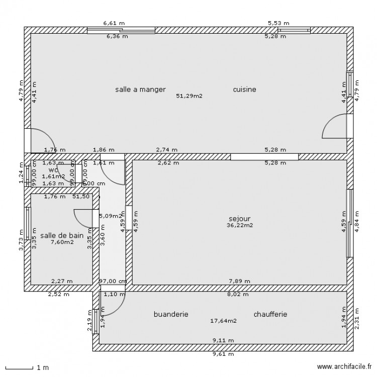 plan n°1. Plan de 0 pièce et 0 m2