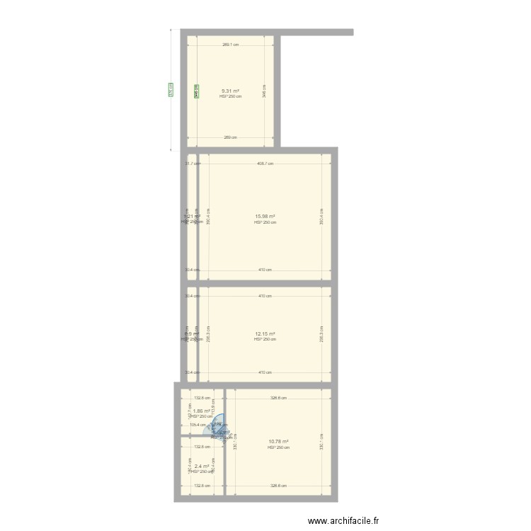 foncia a briand d garage. Plan de 0 pièce et 0 m2