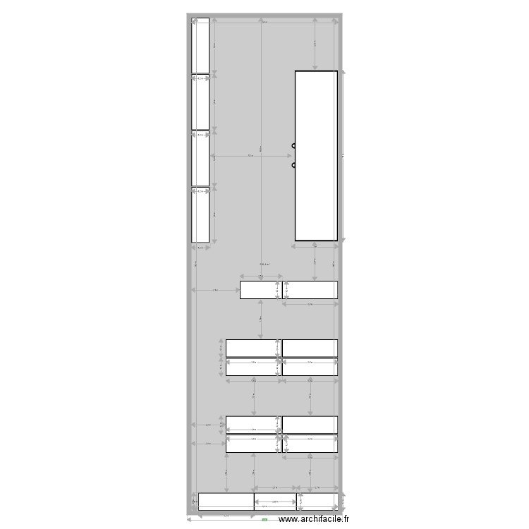 test 1. Plan de 1 pièce et 296 m2