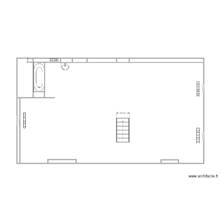 1 pietro 5. Plan de 0 pièce et 0 m2