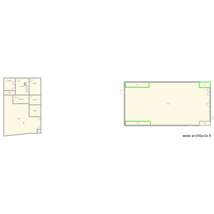 Cour Cosne. Plan de 15 pièces et 403 m2