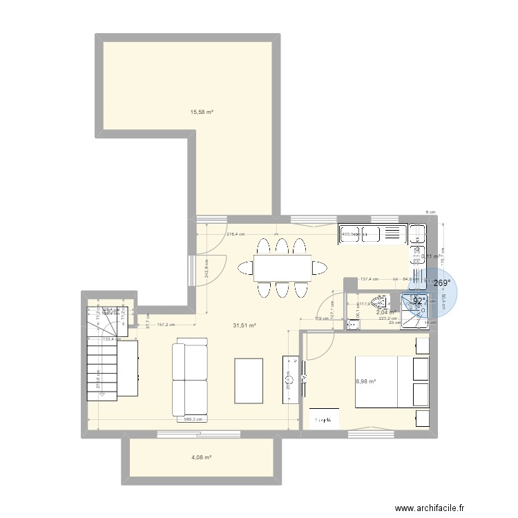 32 Curial - Bas Duplex NOUVEAU 2. Plan de 0 pièce et 0 m2