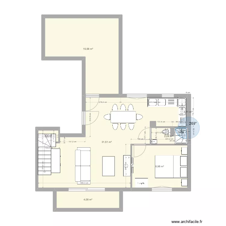 32 Curial - Bas Duplex NOUVEAU 2. Plan de 