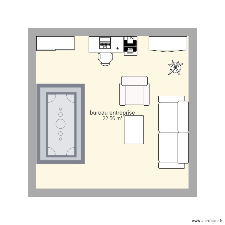 bureau entreprise. Plan de 0 pièce et 0 m2