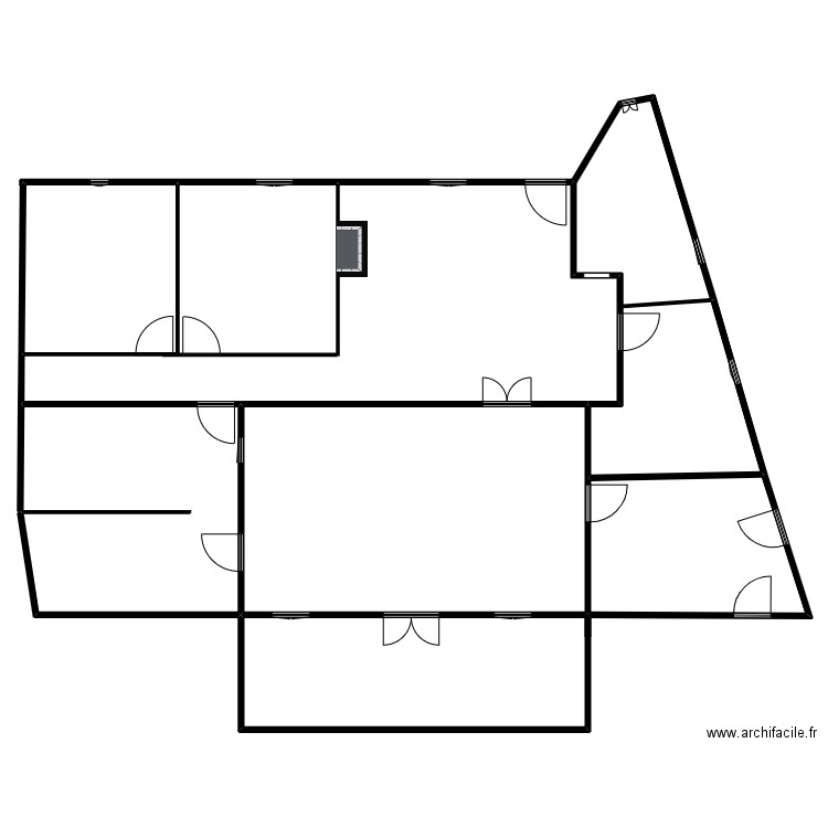 YIN. Plan de 7 pièces et 990 m2