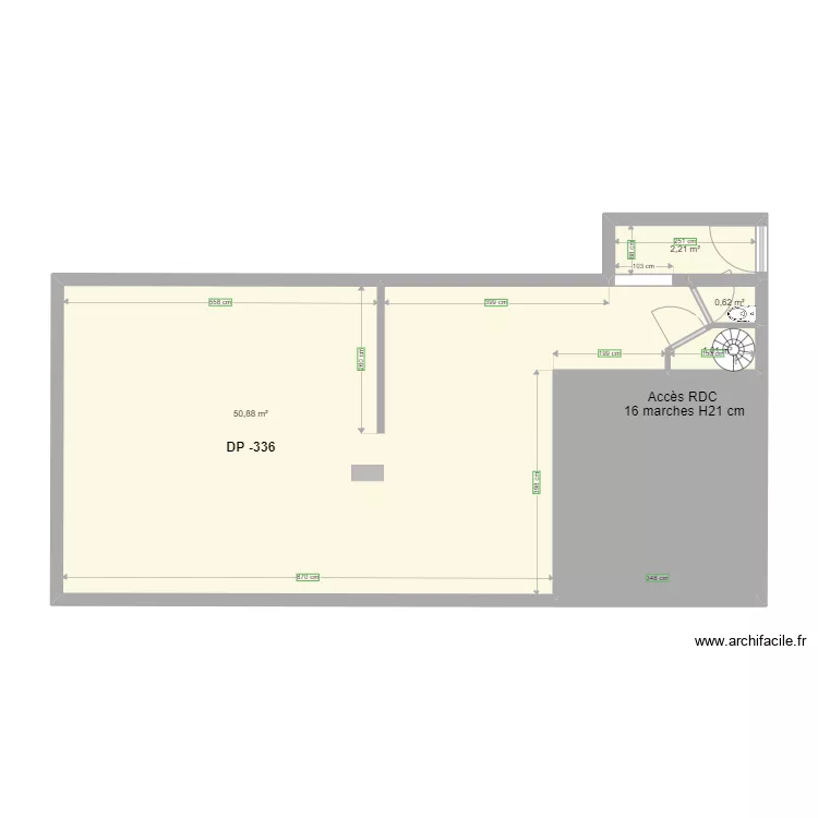 SCI CITO SOUS SOL AVANT TRAVAUX. Plan de SCI CITO SOUS SOL AVANT TRAVAUX. Plan de