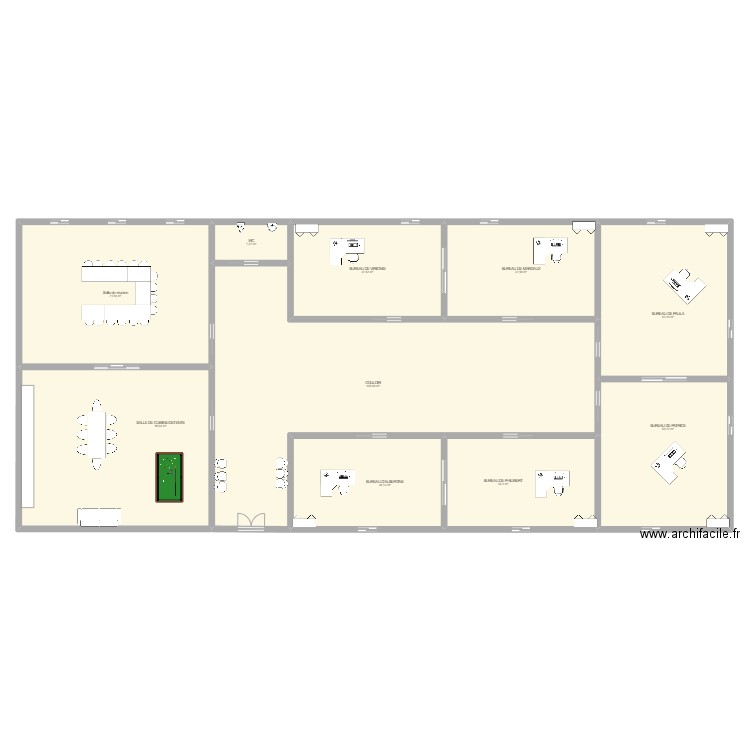PLAN BUREAU. Plan de 0 pièce et 0 m2