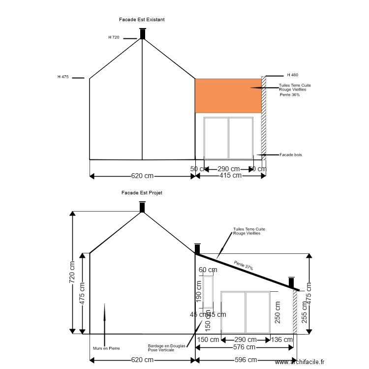 EST Avant Apres. Plan de 0 pièce et 0 m2