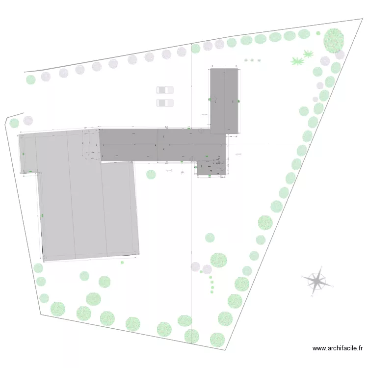 plan de maison int&eacute;grale toiture. Plan de 
