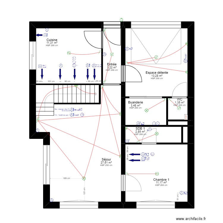 Plan LAMY RENOVATION V3 sans meubles. Plan de 0 pièce et 0 m2