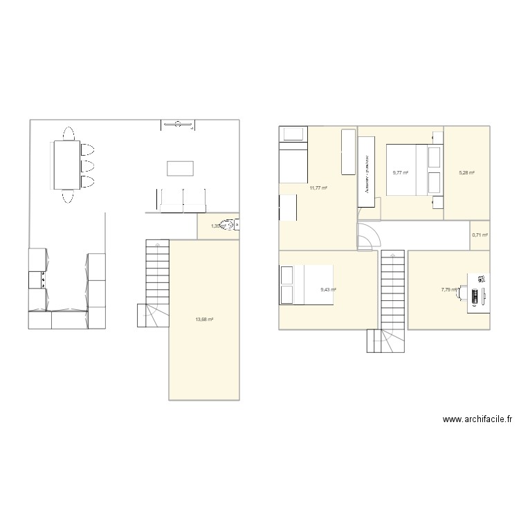 Maison  2. Plan de 0 pièce et 0 m2