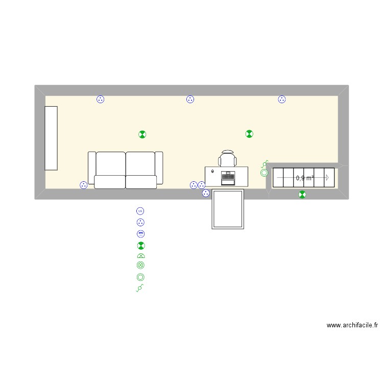 MEZZANINE. Plan de 0 pièce et 0 m2