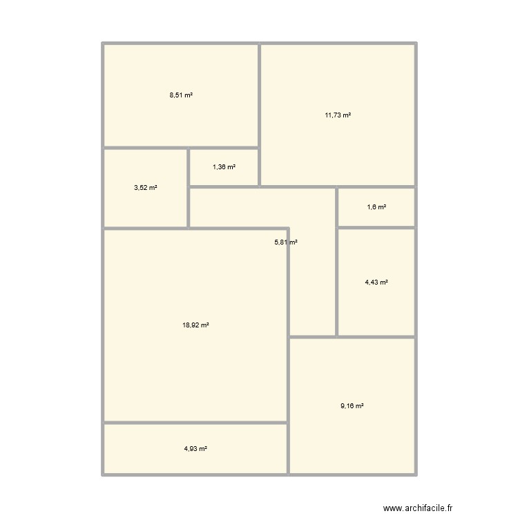 capobianco t3 plantiers. Plan de 10 pièces et 70 m2