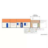 Bloc B&eacute;ton Cellulaire Fa&ccedil;ade Nord