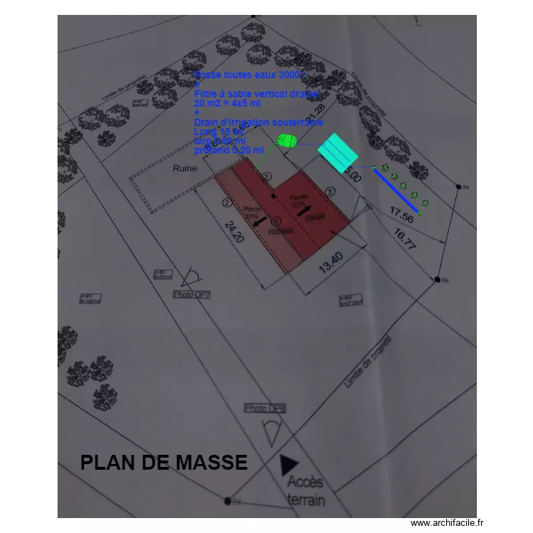 Cleach 1. Plan de 