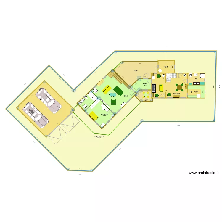 PC EXTENSION ET GARAGE. Plan de 
